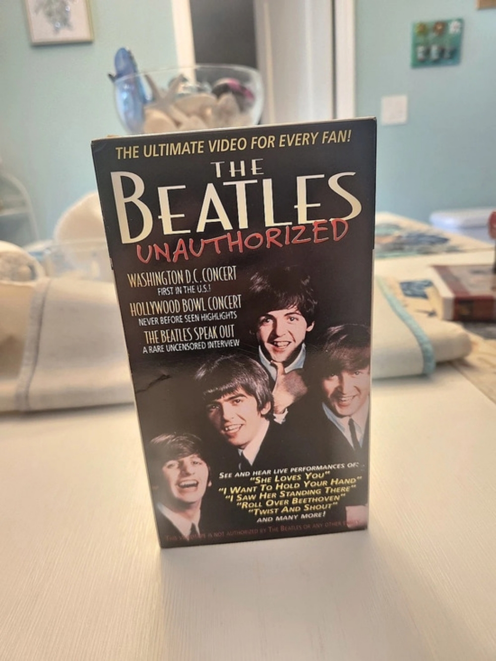 GoodTimes Home Video The Beatles Unauthorized VHS NTSC 1996 Black & White